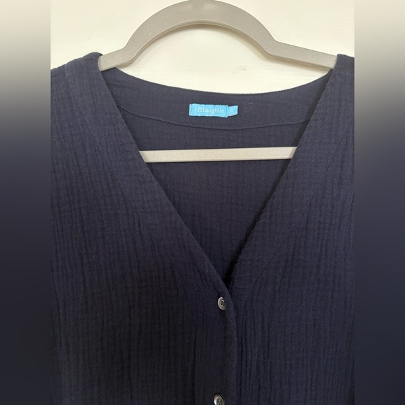 J. McLaughlin Mandy button up gauzy midi dress small SOLD DO NOT BUY - Picture 4 of 4